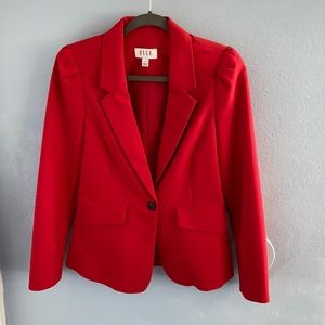 Elle Red Blazer